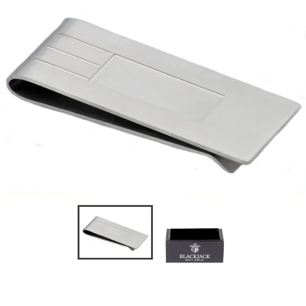 Mens Stainless Steel Money Clip